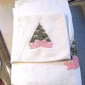 5 piece Christmas bath set